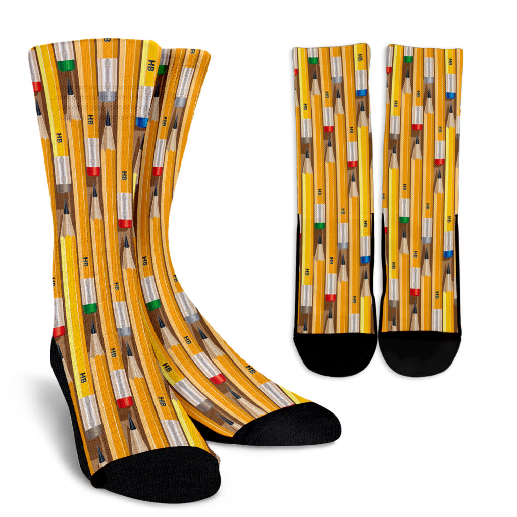 HB Pencils Socks