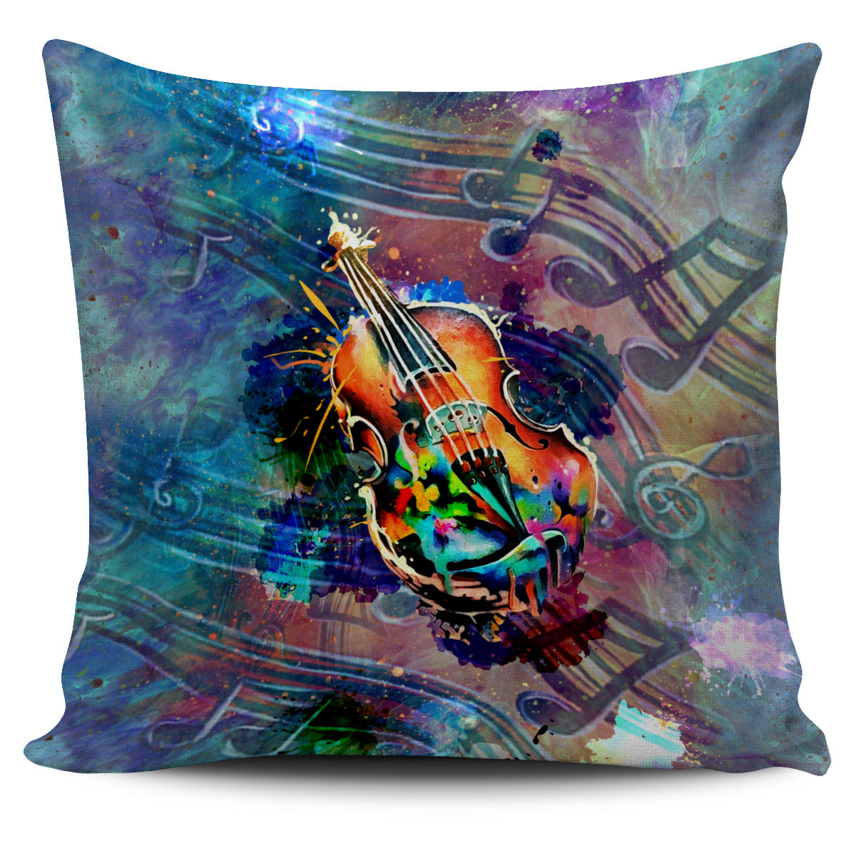 Artistic Violin Pillow Cover
