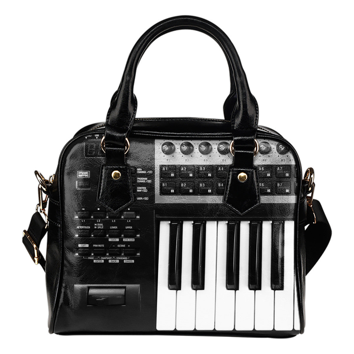 Keyboard Shoulder Handbags