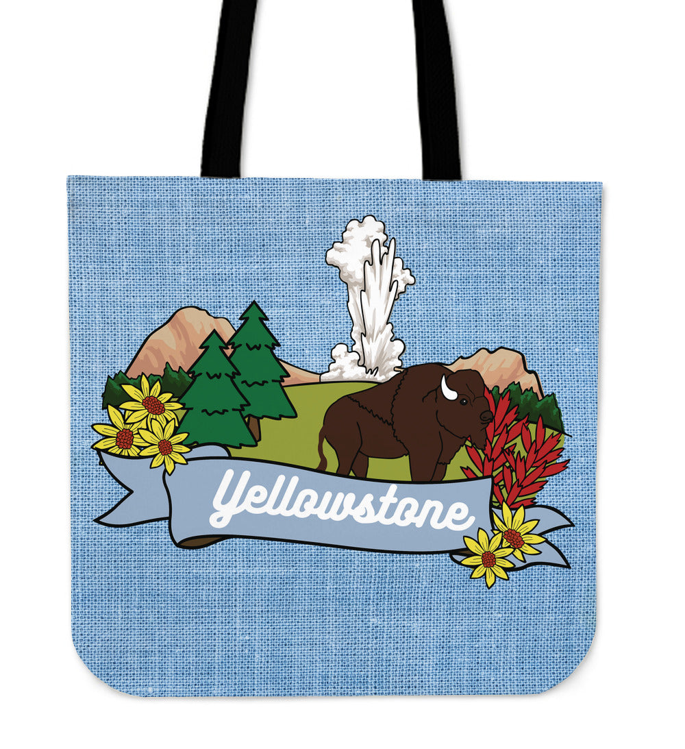 Yellowstone National Park Tote Bag