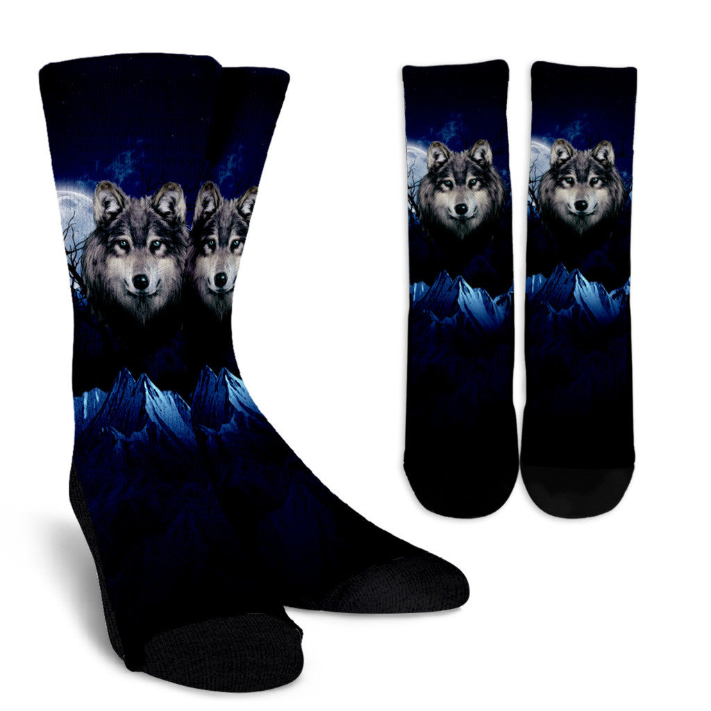 Grey Wolf Socks