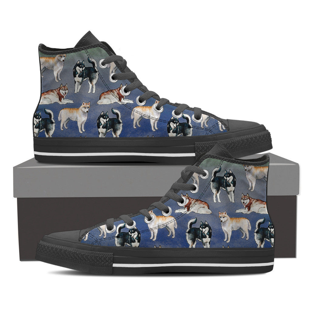 Siberian Husky Pattern Shoe
