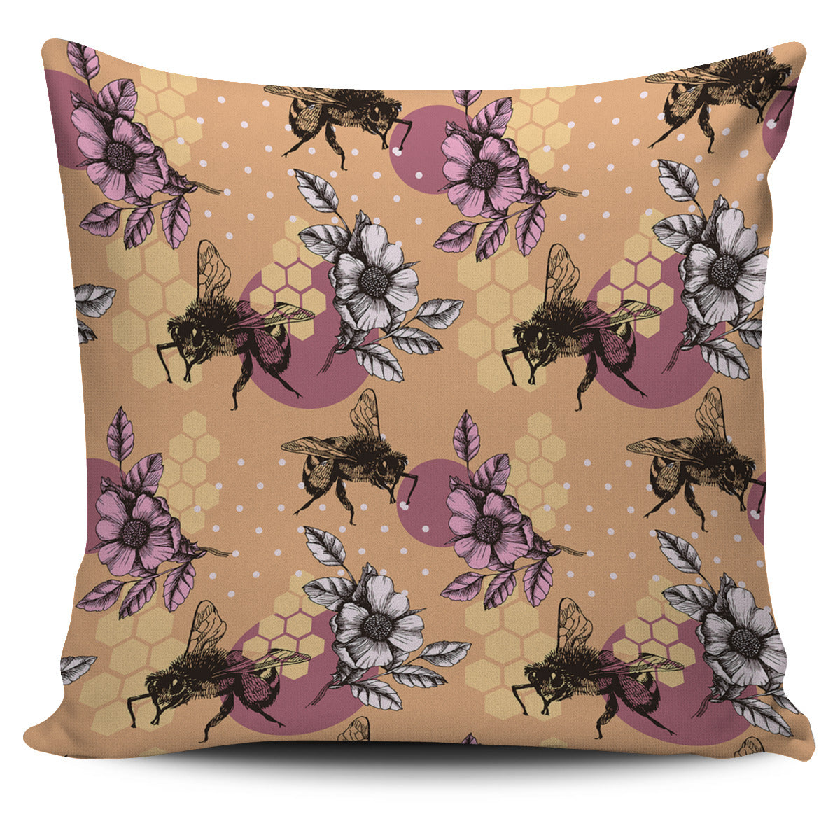 Bee Mine Pillow Cover
