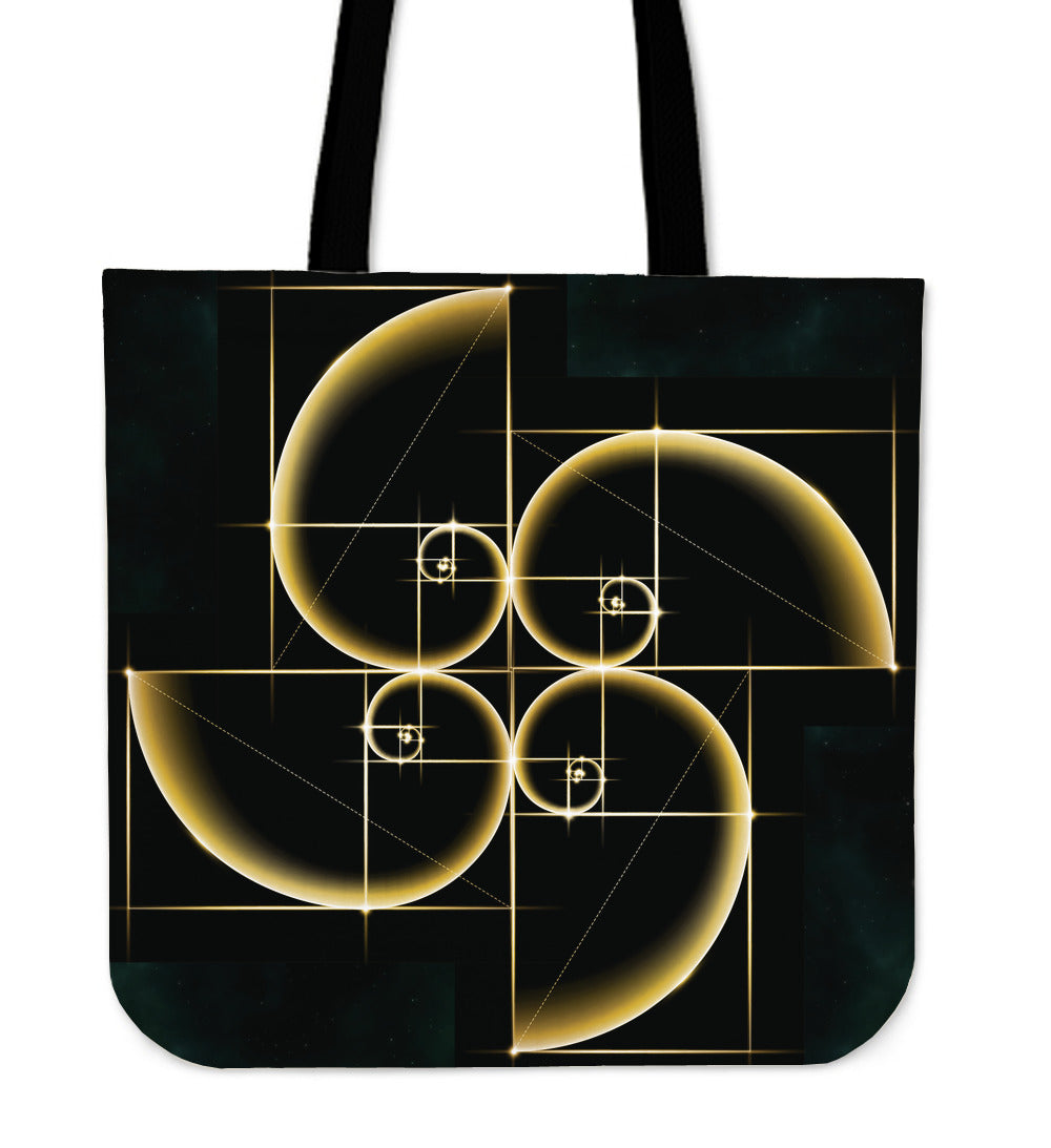 Fibonacci Sequence Linen Tote Bag