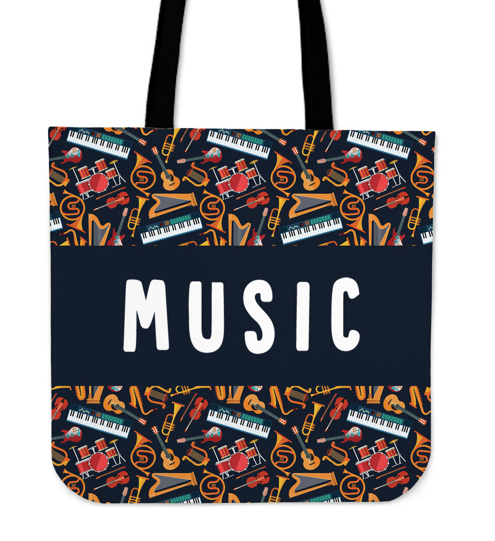 Music Teacher Linen Tote Bag