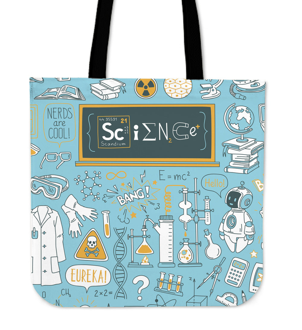 Freehand Science Linen Tote Bag