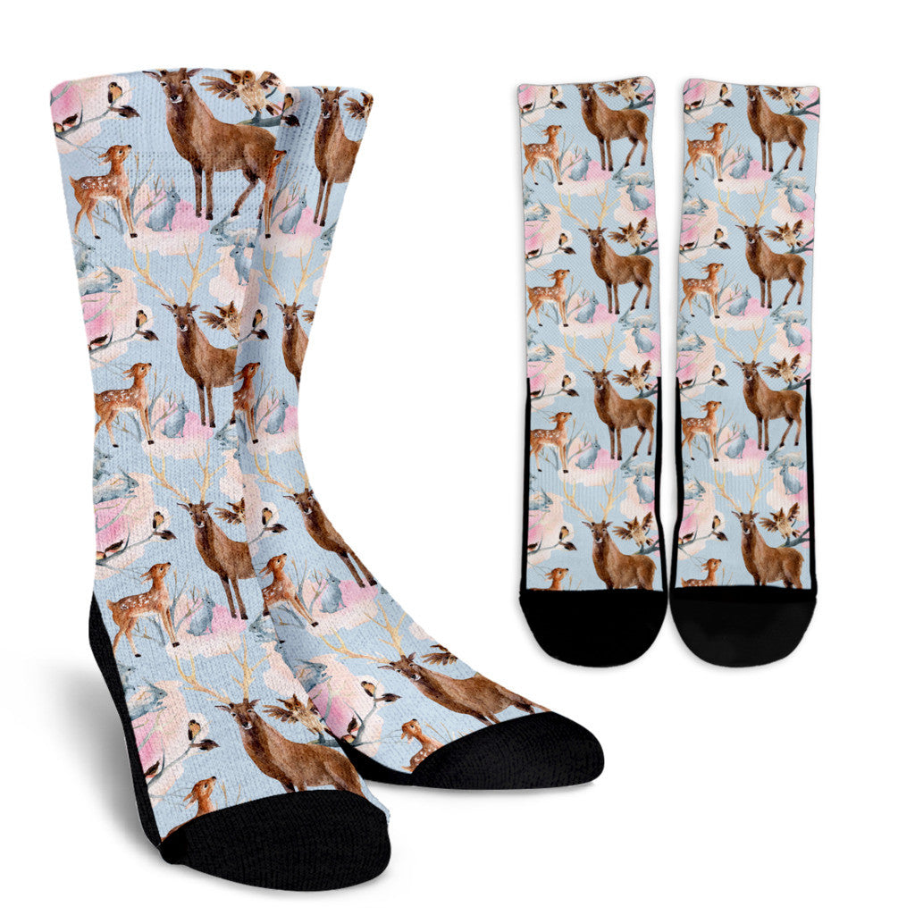Forrest Animal Socks