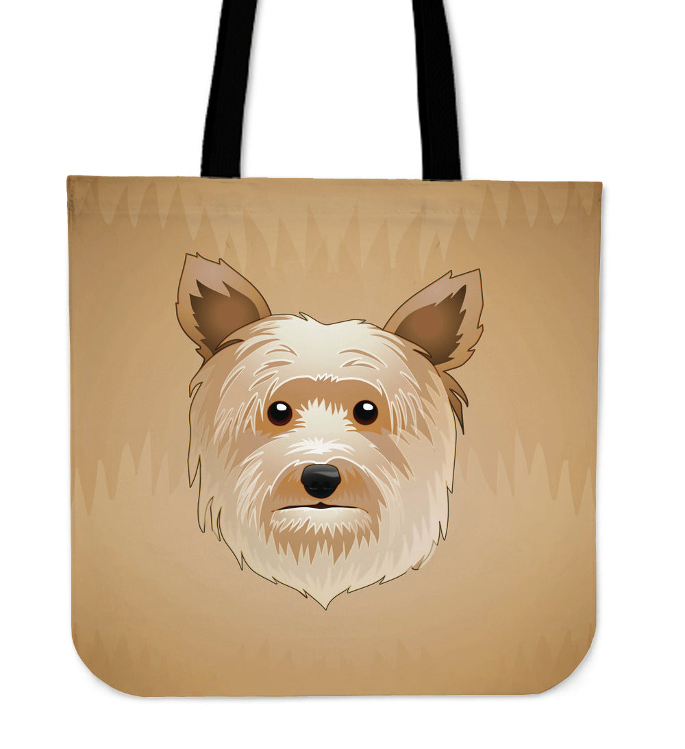 Real Yorkshire Terrier Cloth Tote Bag