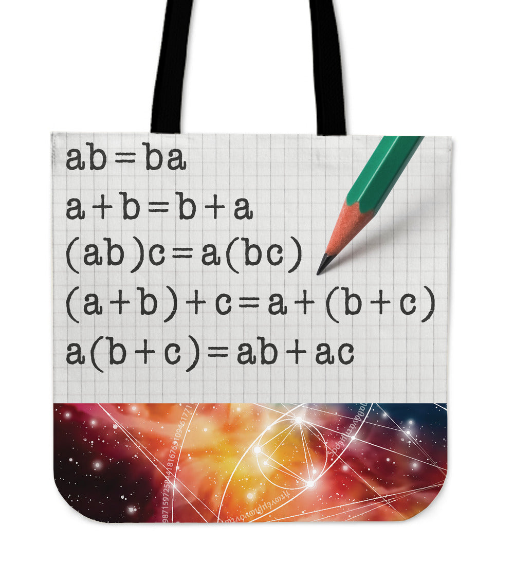 Mathematical Vibes Linen Tote Bag