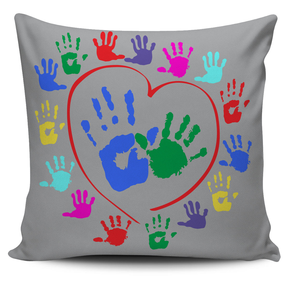 I Heart Daycare Pillow Cover