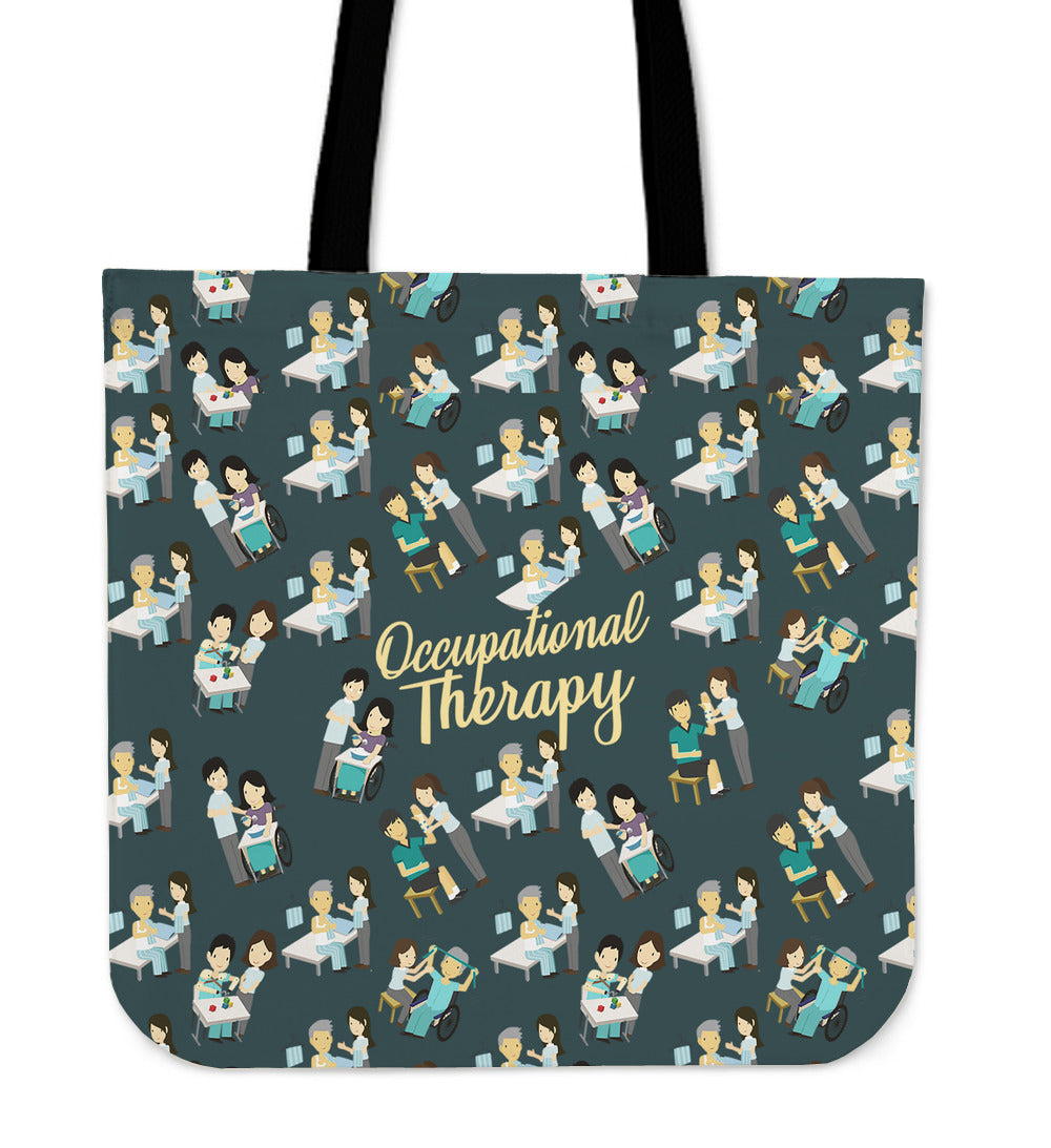 Occupational Therapy Linen Tote Bag