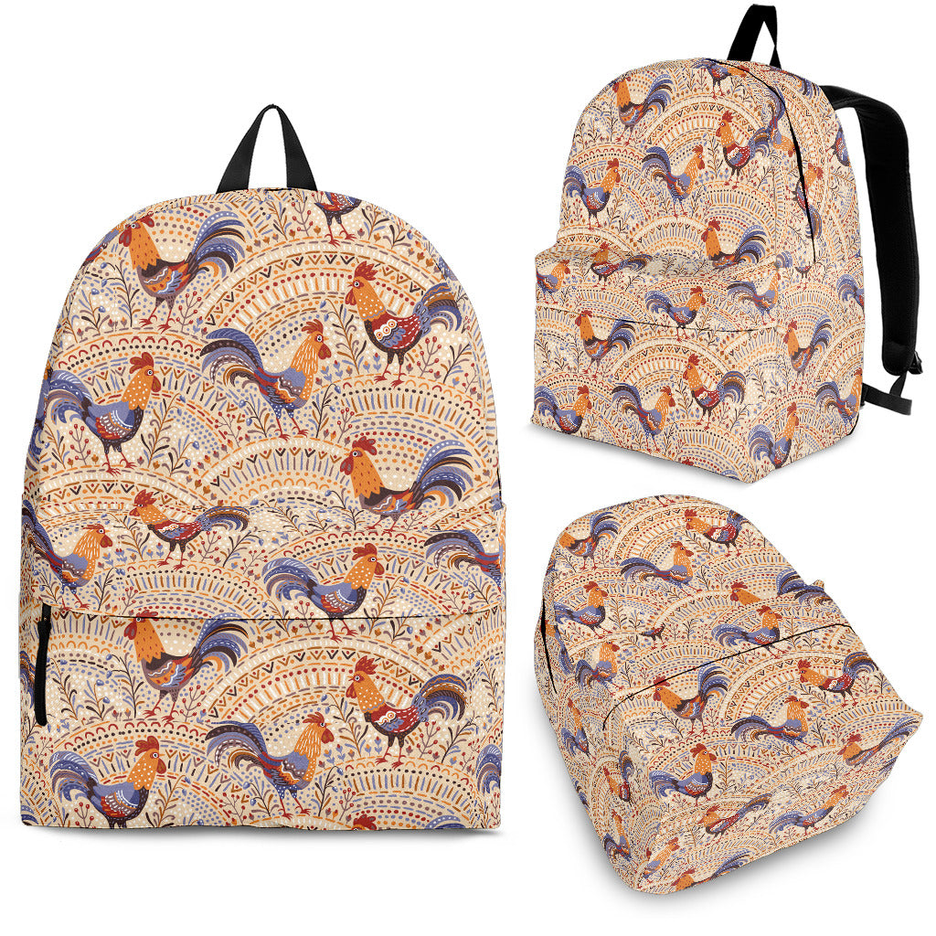 Bohemian Rooster Backpack