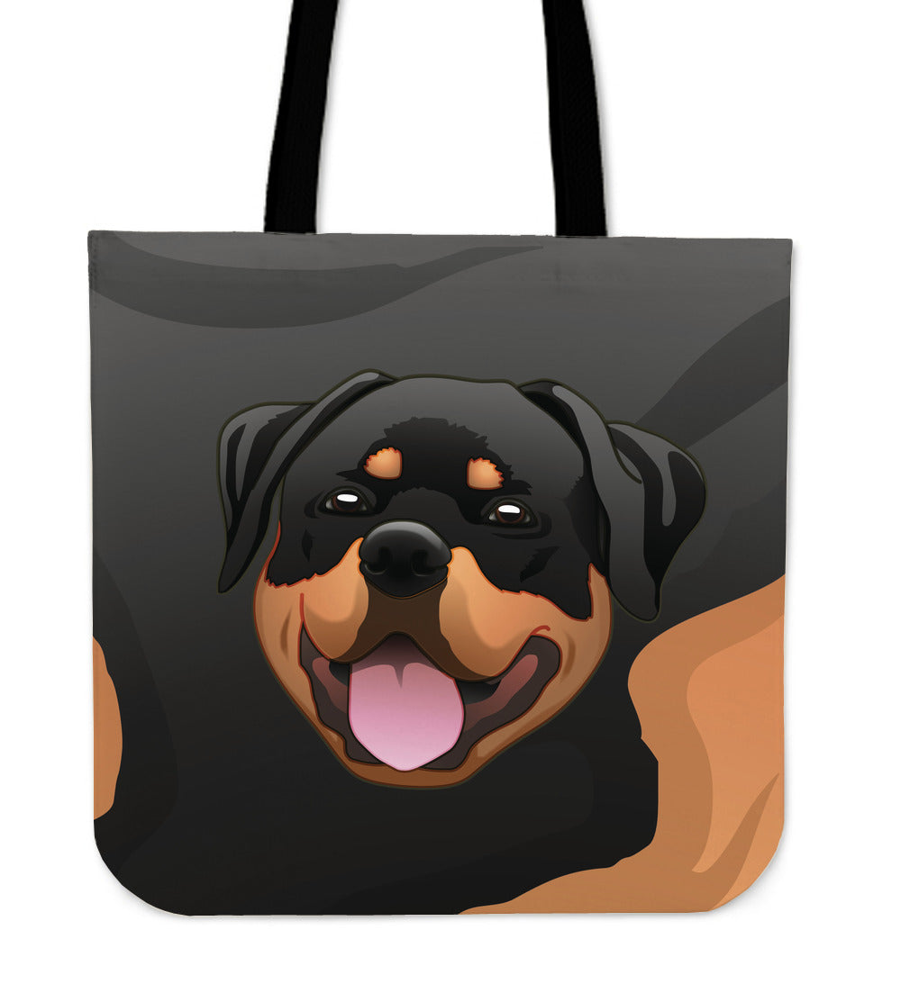 Real Rottweiler Cloth Tote Bag