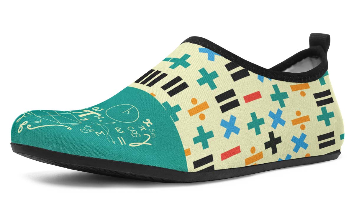 Adoring Math Aqua Barefoot Shoes