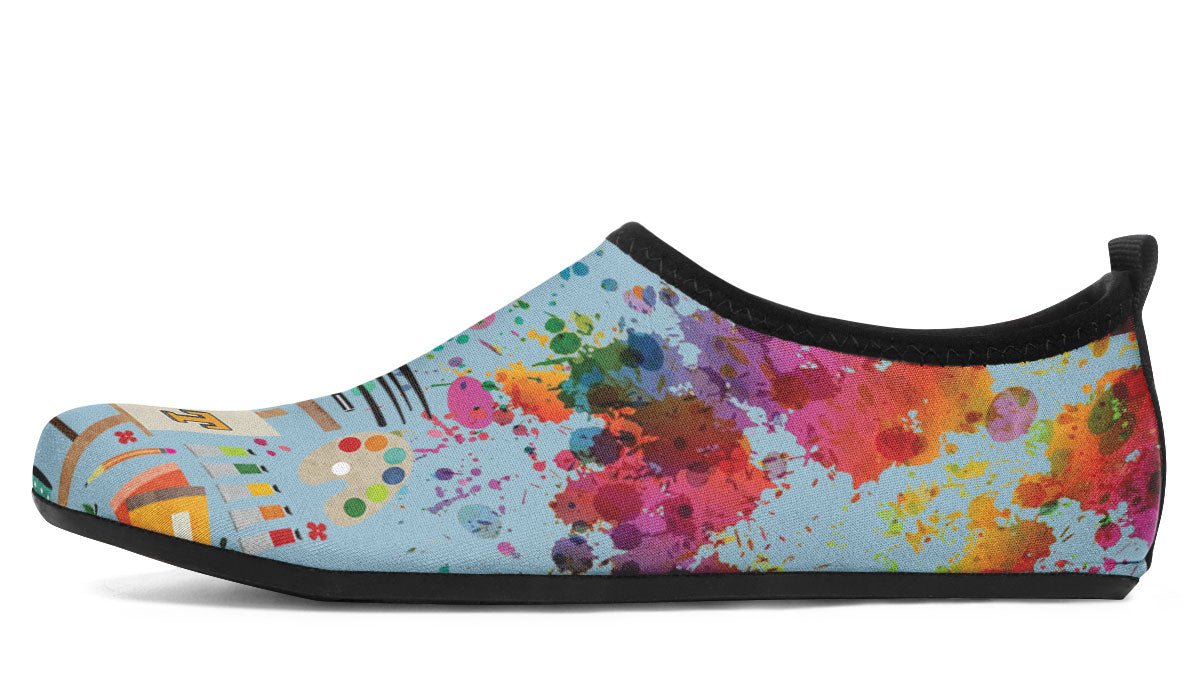 Art Teacher Aqua Barefoot Shoes