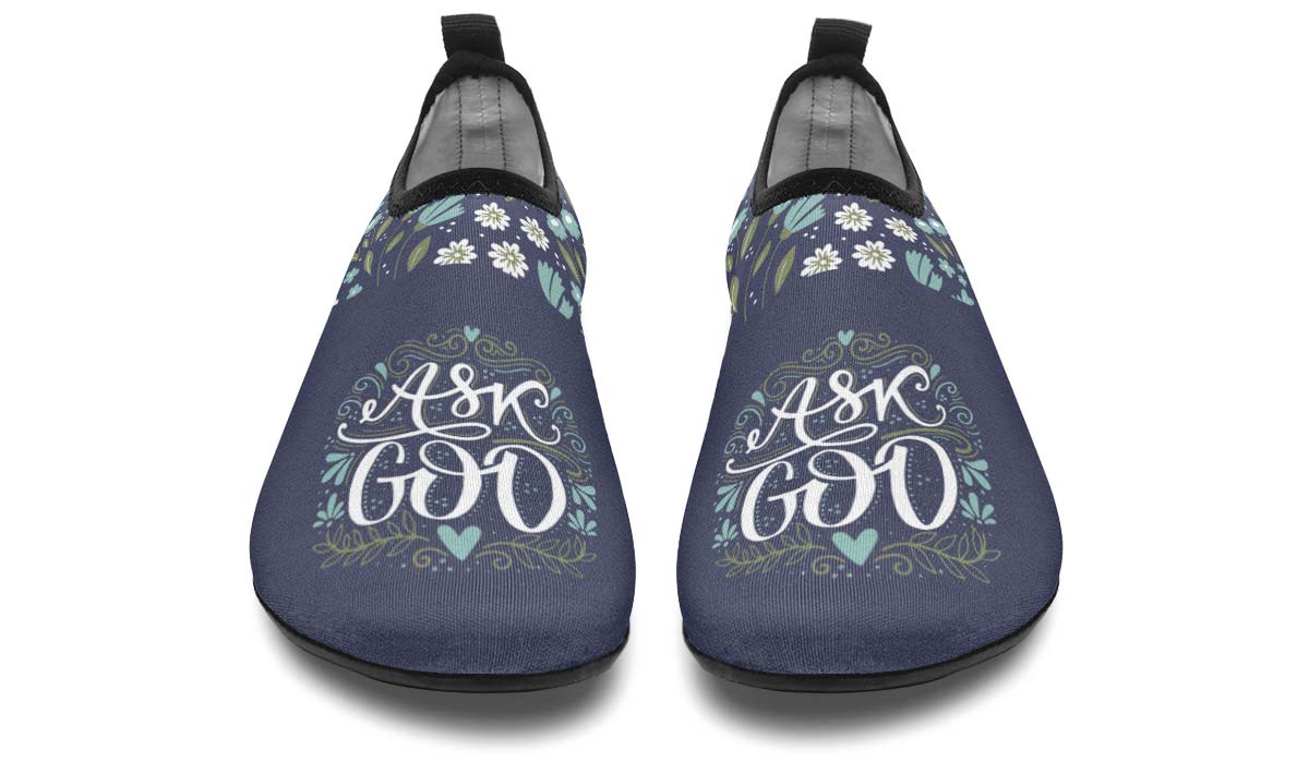 Ask God Aqua Barefoot Shoes