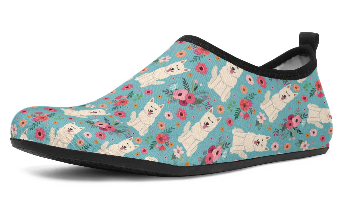 Berger Blanc Suisse Flower Aqua Barefoot Shoes