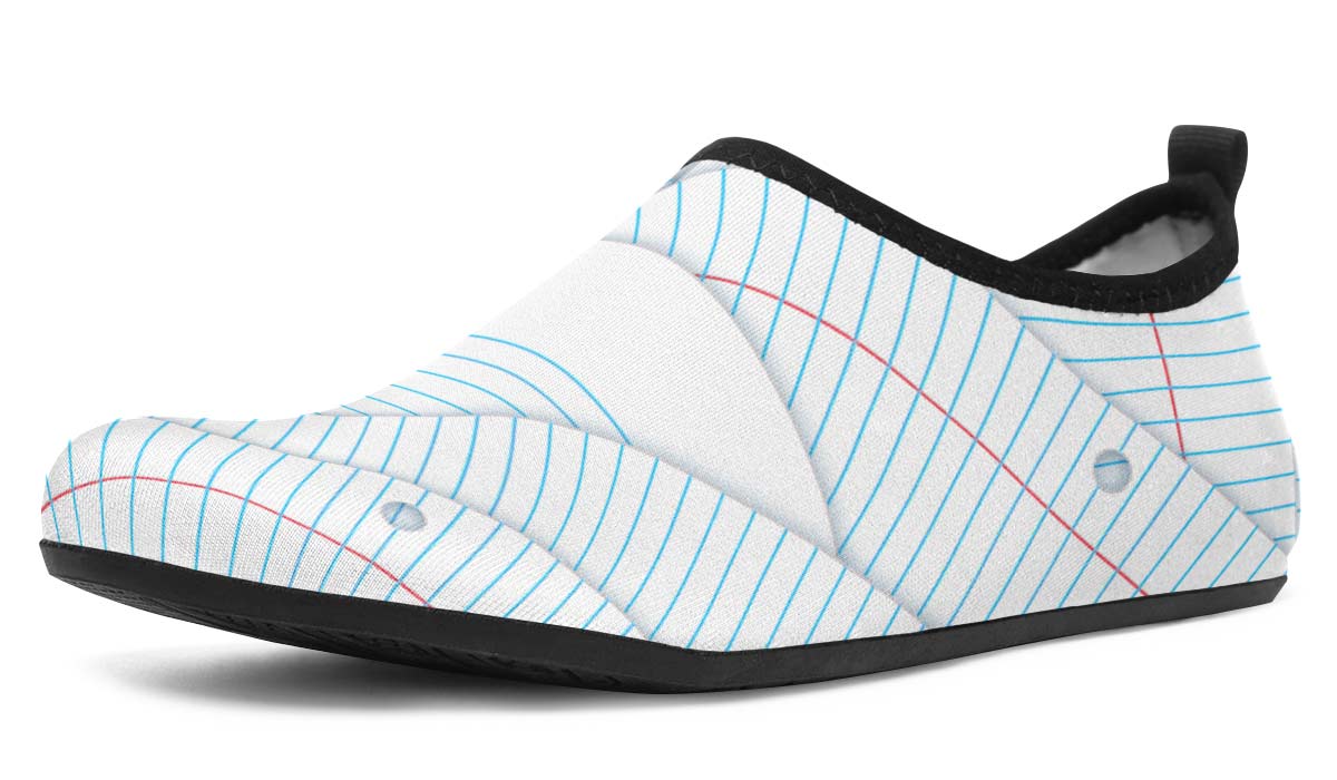 Binder Paper Aqua Barefoot Shoes