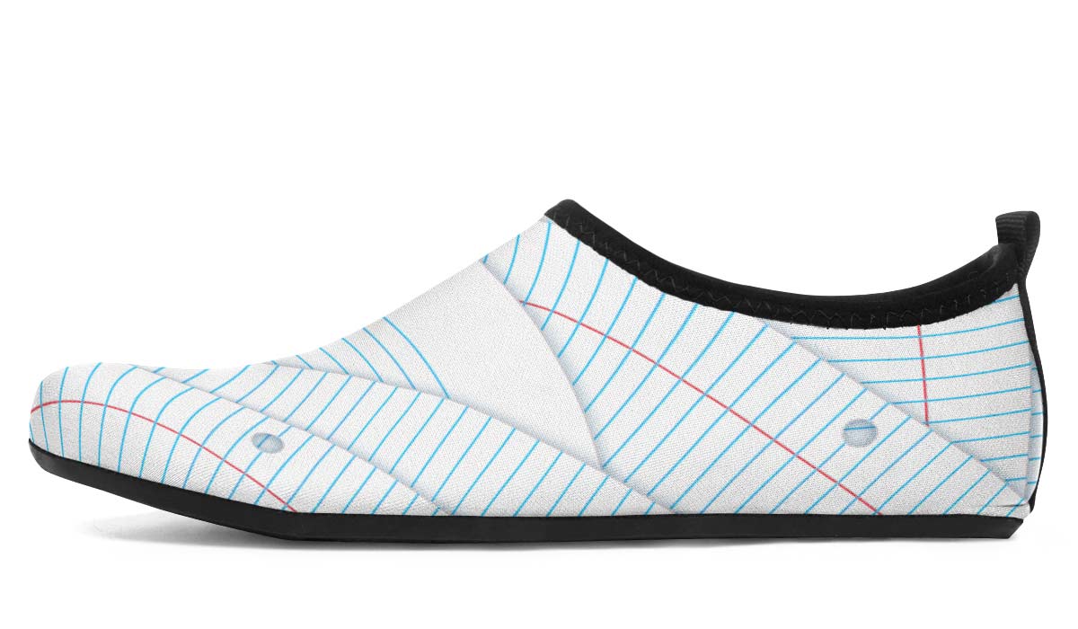 Binder Paper Aqua Barefoot Shoes