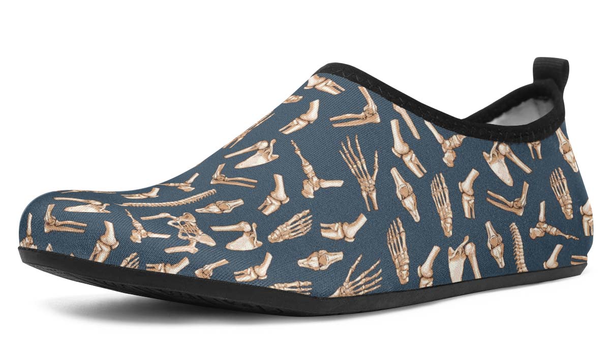 Bone Pattern Aqua Barefoot Shoes