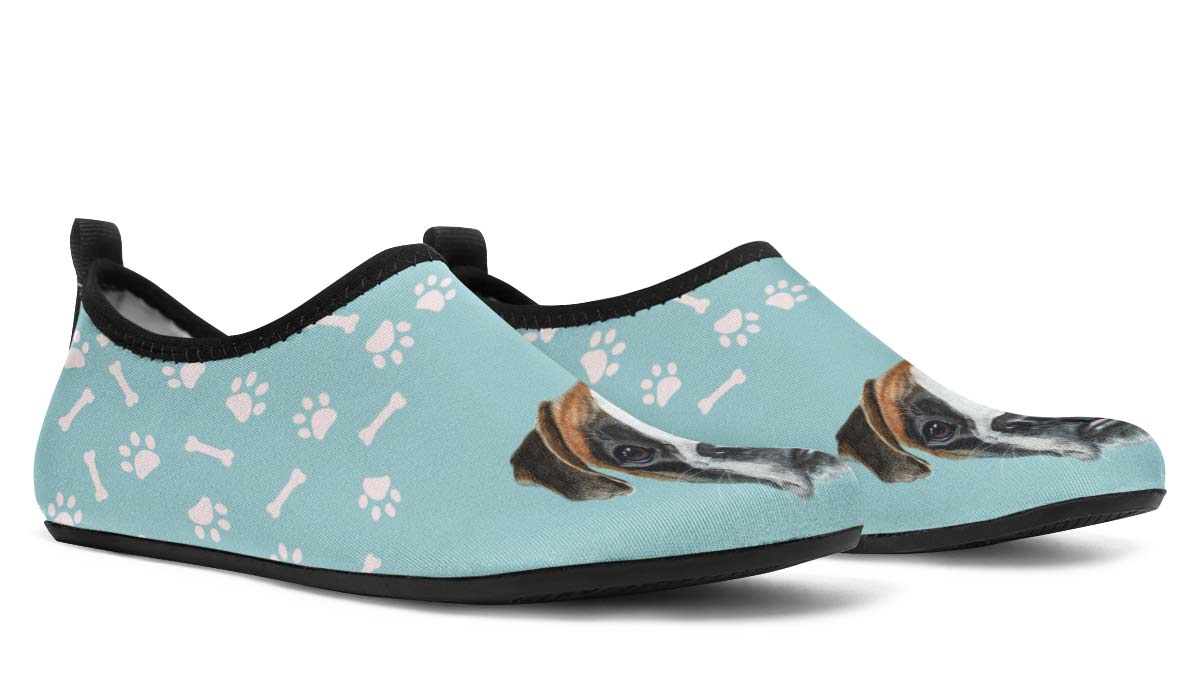 Boxer Puppy Aqua Barefoot Shoes