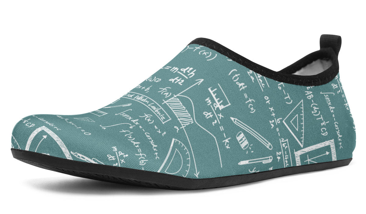Calculus Pattern Aqua Barefoot Shoes