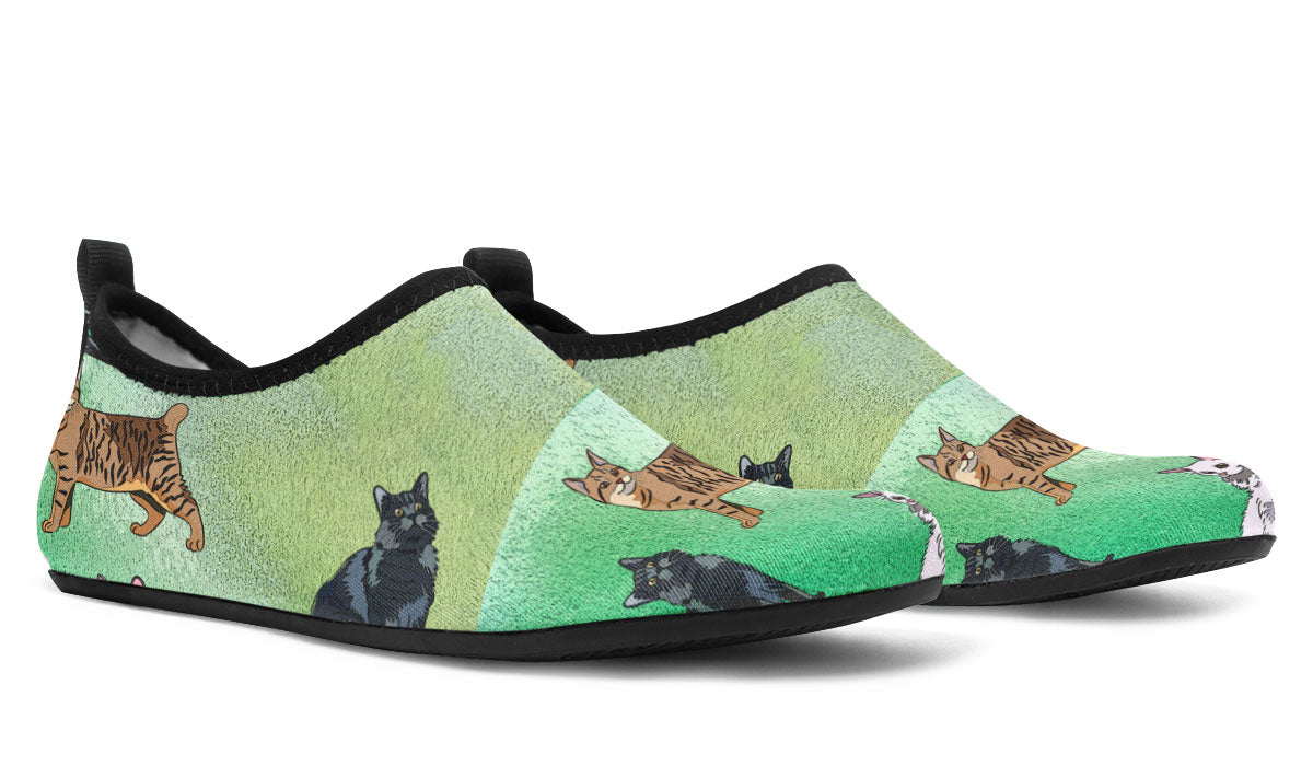 Cat Lover Aqua Barefoot Shoes