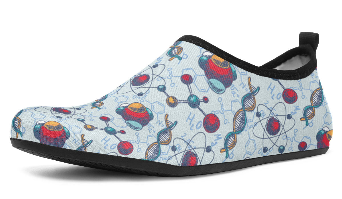 Chemistry Pattern Aqua Barefoot Shoes
