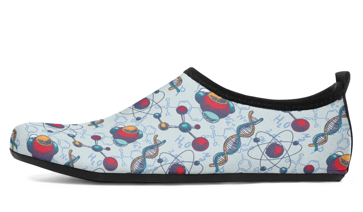 Chemistry Pattern Aqua Barefoot Shoes