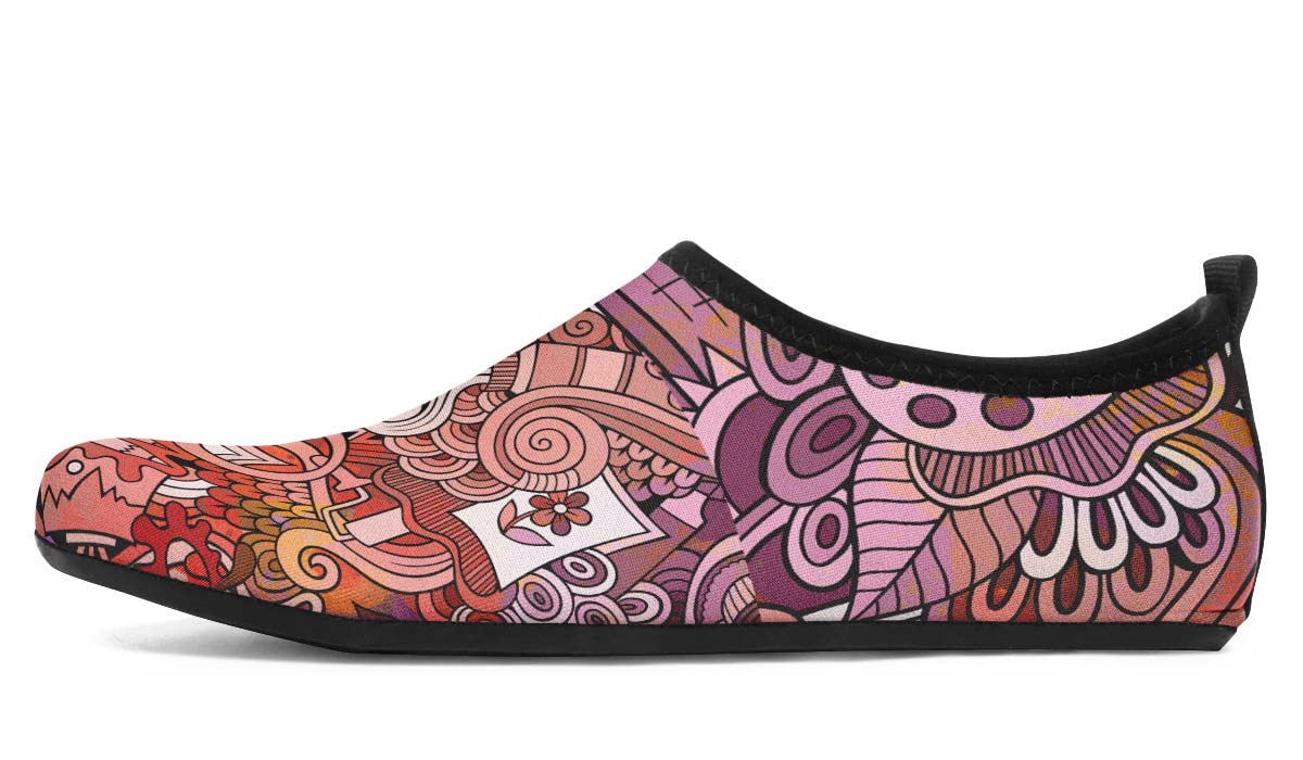 Colorful Art Aqua Barefoot Shoes