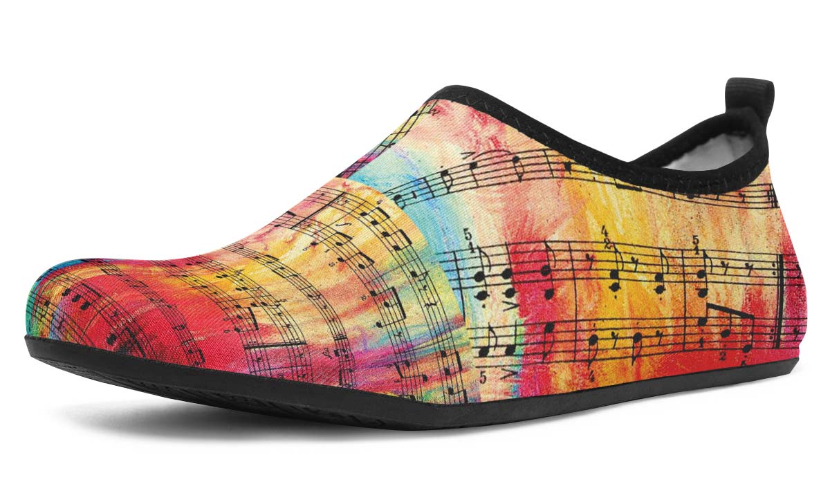 Colorful Music Aqua Barefoot Shoes