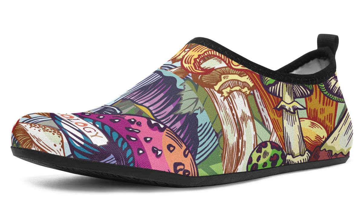 Colorful Mycology Aqua Barefoot Shoes