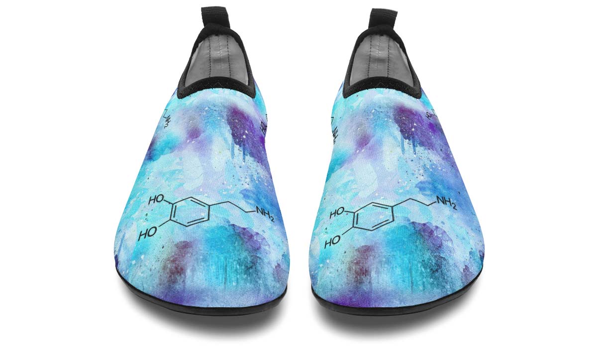 Dopamine Molecule Aqua Barefoot Shoes