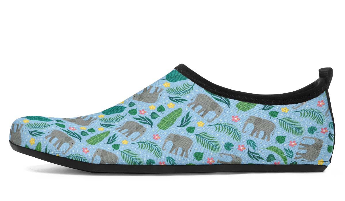 Elephant Party Aqua Barefoot Shoes