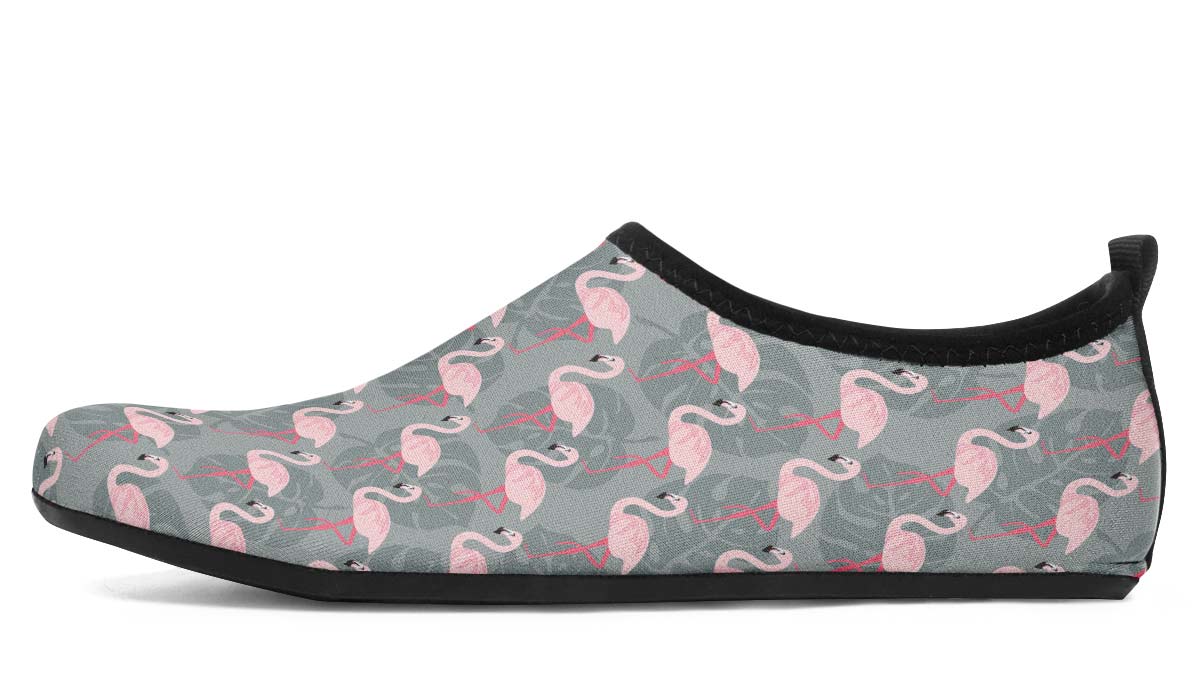 Fancy Flamingos Aqua Barefoot Shoes