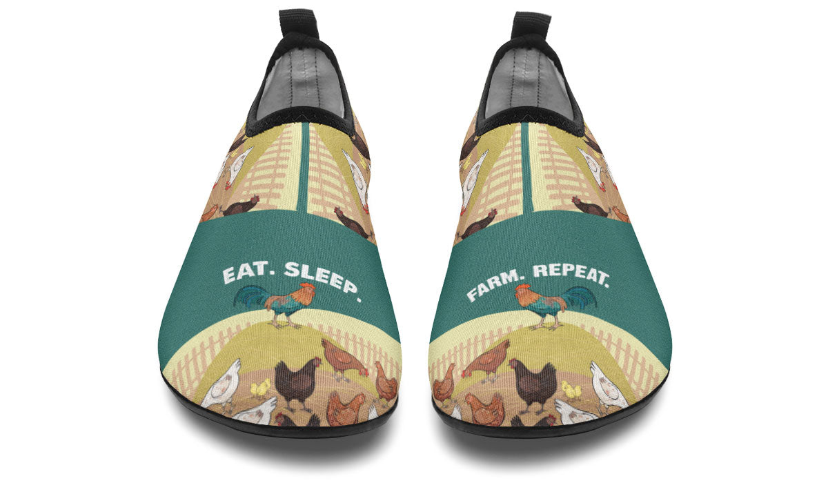 Farm Repeat Aqua Barefoot Shoes