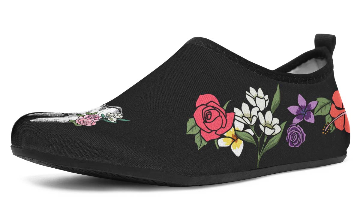 Floral Anatomy Tooth Aqua Barefoot Shoes