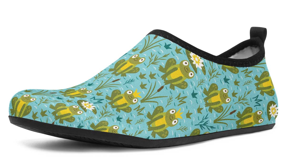 Frog Prince Aqua Barefoot Shoes