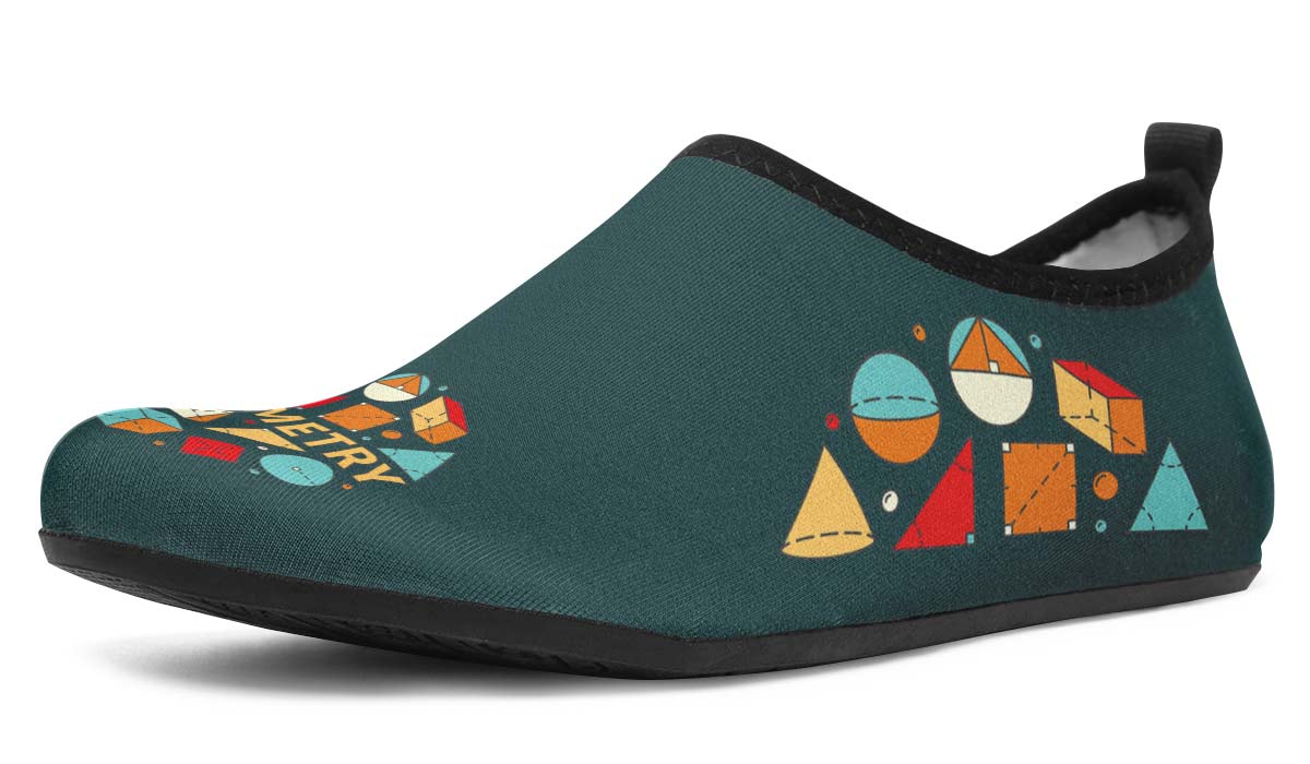 Geometry Lovers Aqua Barefoot Shoes