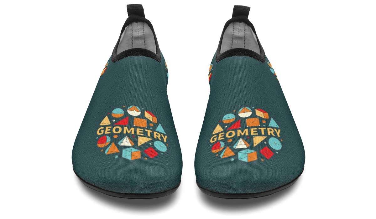 Geometry Lovers Aqua Barefoot Shoes