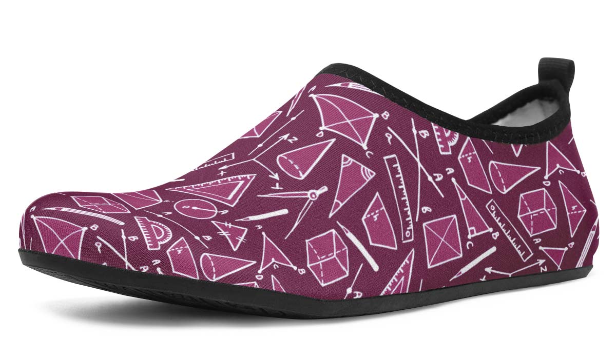 Geometry Pattern Aqua Barefoot Shoes