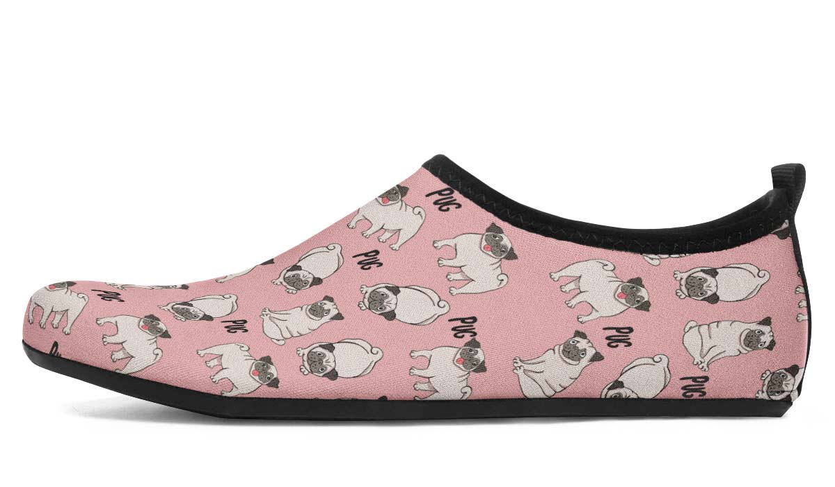 Goofy Pug Aqua Barefoot Shoes