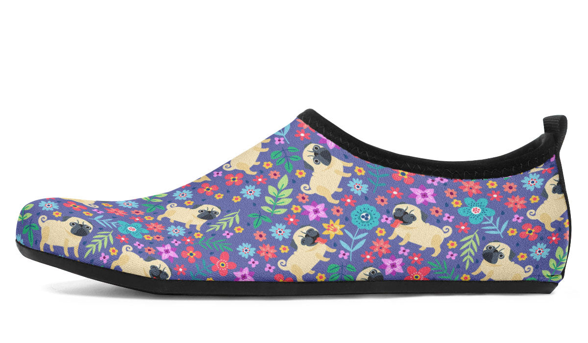 Groovy Pug Aqua Barefoot Shoes