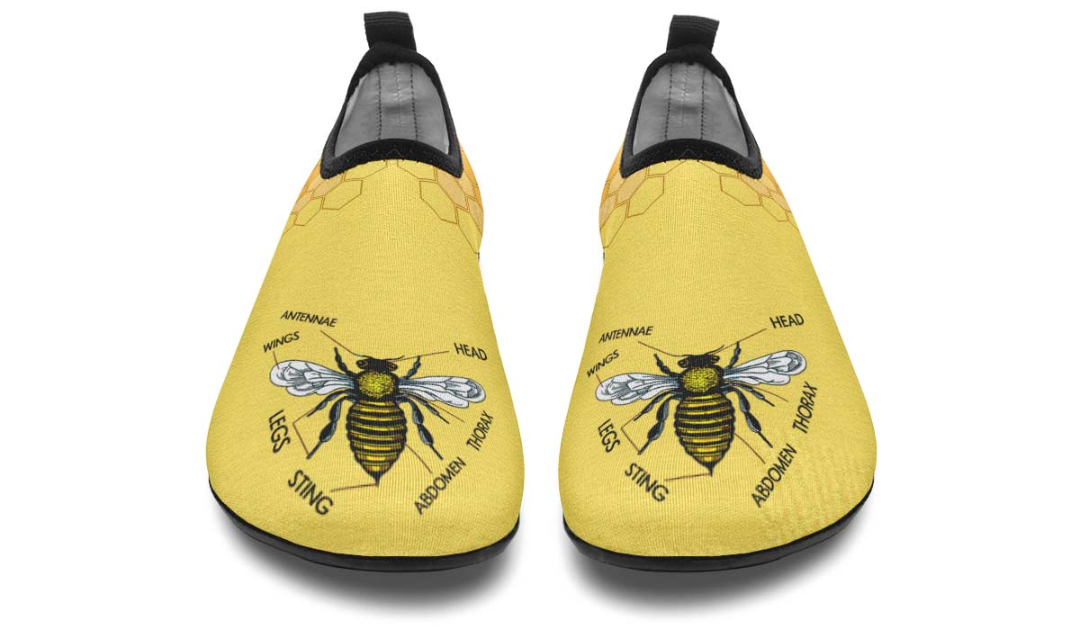 Honey Bee Diagram Aqua Barefoot Shoes