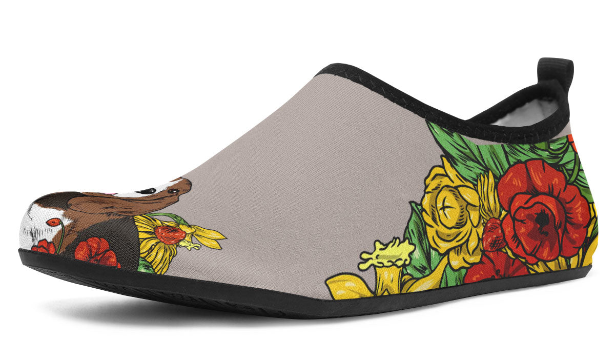 Illustrated Hound Aqua Barefoot Shoes