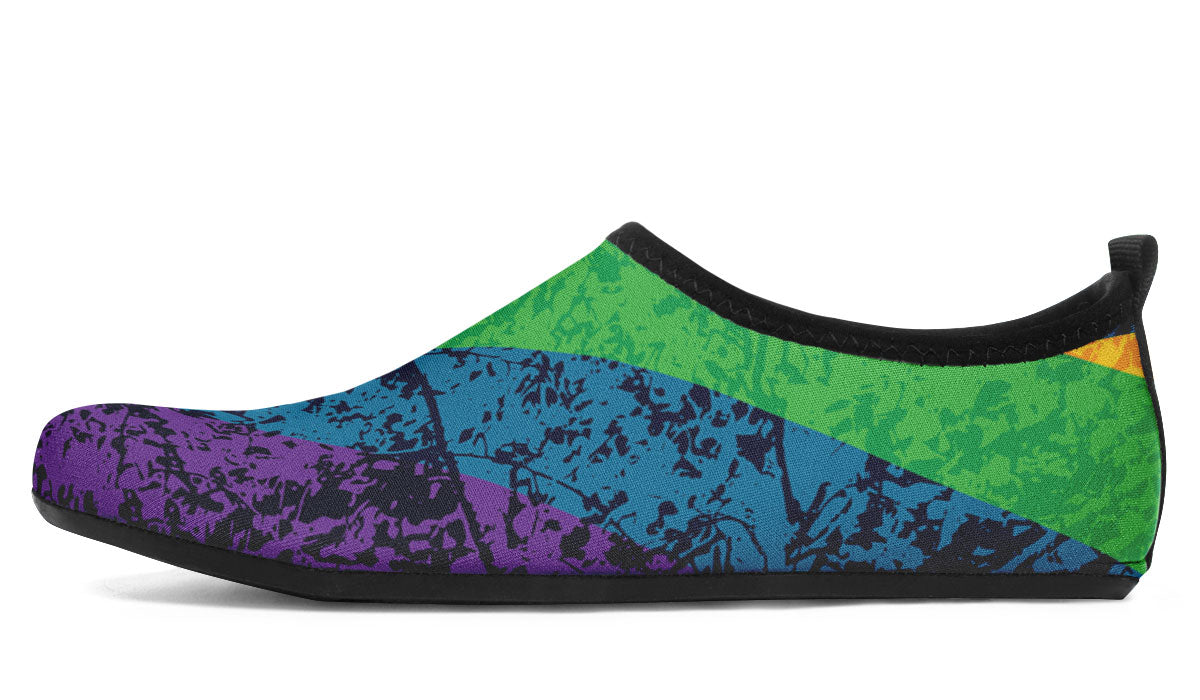 LGBTQ Pride Shoe Aqua Barefoot Shoes