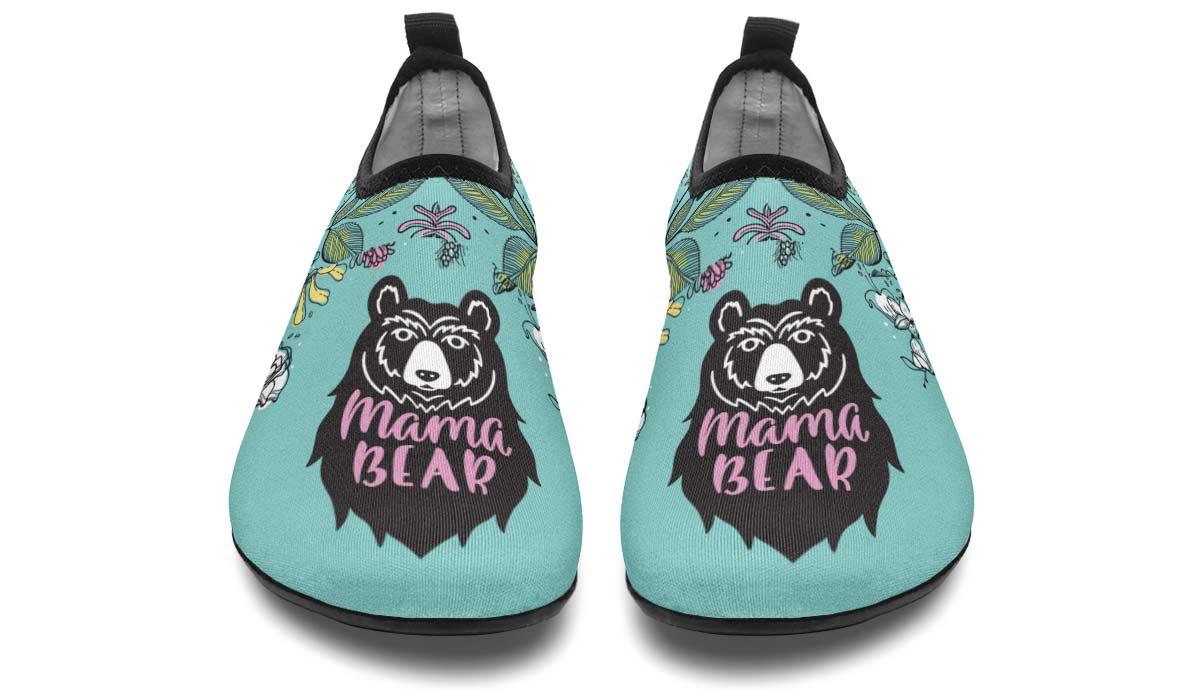 Mama Bear Aqua Barefoot Shoes