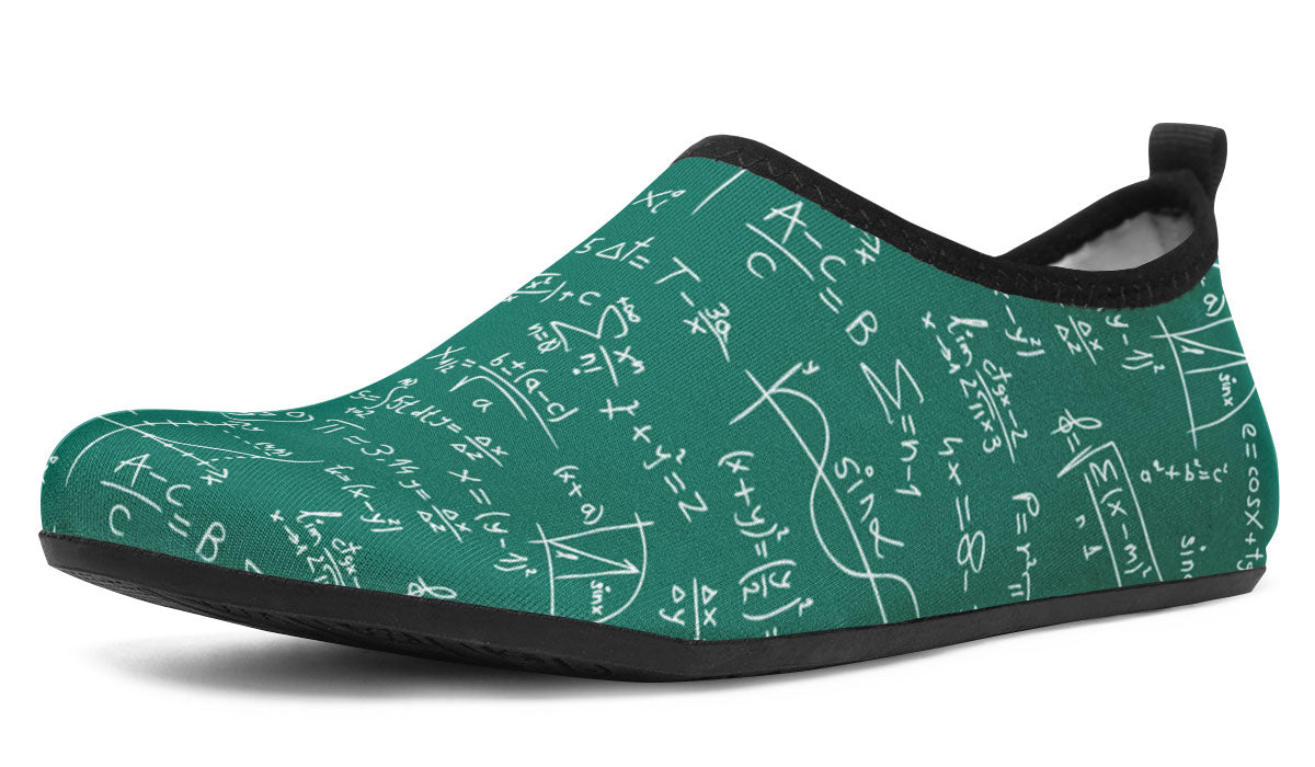Math Formula Aqua Barefoot Shoes