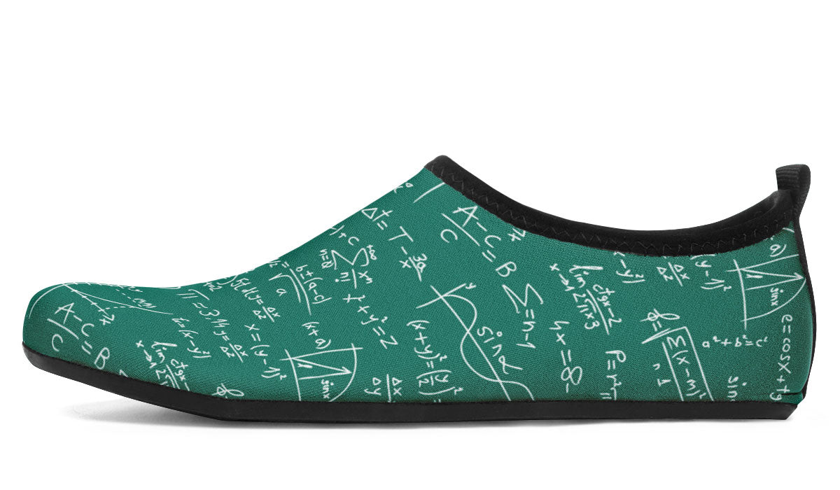 Math Formula Aqua Barefoot Shoes