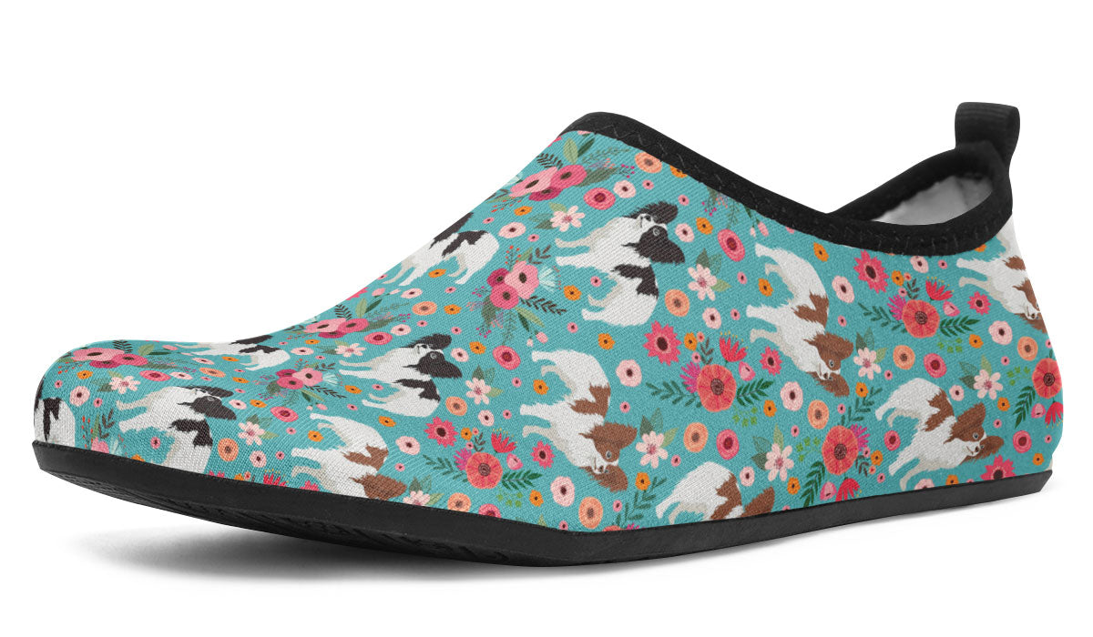 Papillon Flower Aqua Barefoot Shoes